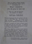 ''Pinocchio'' Animation Cel by Walt Disney of Figaro the Cat -- With Courvoisier Label